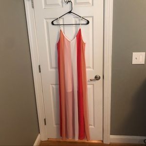 Multi colored maxi dress